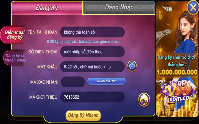 Các bước đăng ký và bắt đầu chơi cá cược thể thao trên Vin99