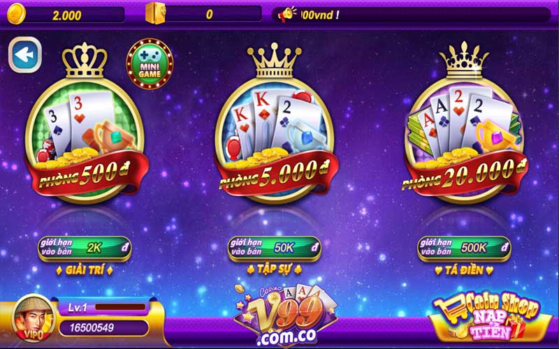 Game bài Tiến lên Miền Nam tại Vin99